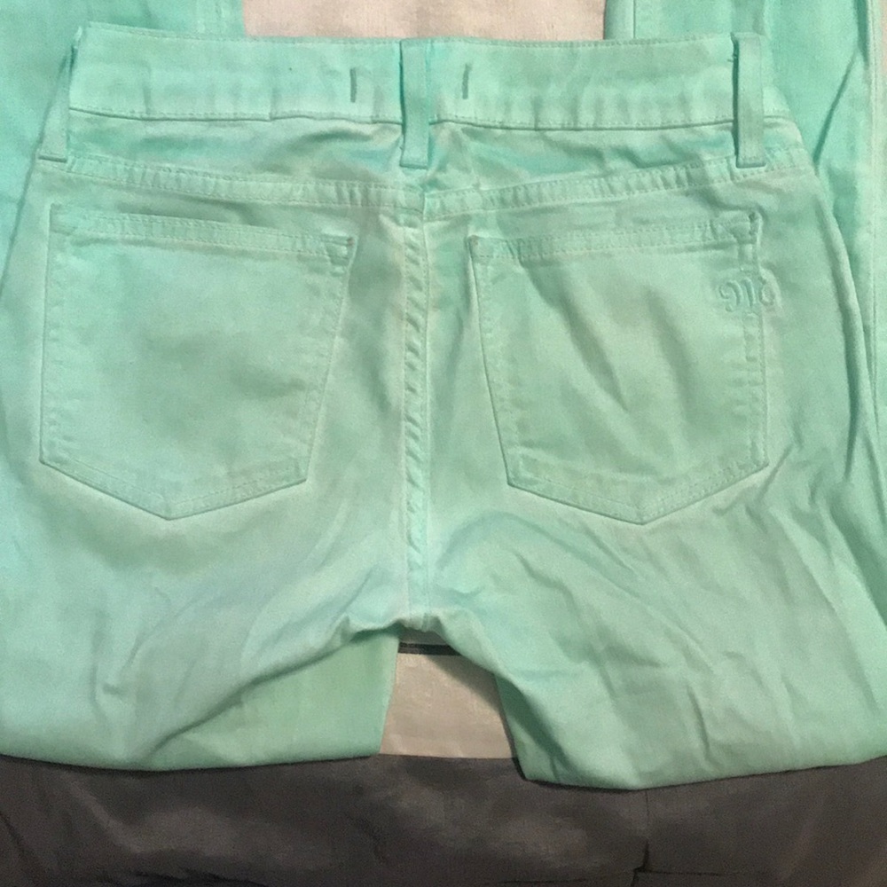 Miss Me (Mint colored skinny jeans)